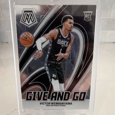 2023-24 Panini Mosaic Give and Go Victor Wembanyama #12 card