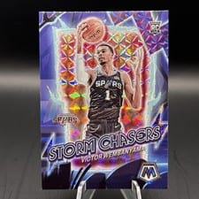 2023-24 Panini Mosaic Storm Chasers Victor Wembanyama #3 card