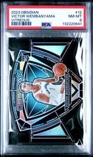 2023-24 Panini Obsidian Vitreous Victor Wembanyama #12 card