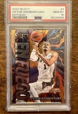 2023-24 Panini Select En Fuego Victor Wembanyama #4 card