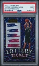 2023 Panini Contenders Lottery Ticket Victor Wembanyama #1 card
