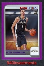2023 Panini Hoops Victor Wembanyama Purple #277 card