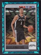 2023 Panini Hoops Victor Wembanyama Teal Explosion #277 card