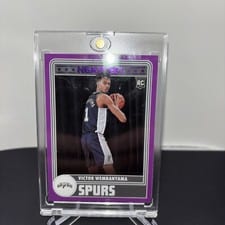 2023 Panini Hoops Victor Wembanyama Purple #298 card