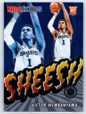 2023 Panini Hoops Premium Stock Sheesh Victor Wembanyama #12 card