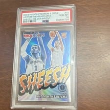 2023 Panini Hoops Premium Stock Sheesh Victor Wembanyama #12 card