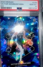 2023 Panini Mosaic Victor Wembanyama Ice #238 card