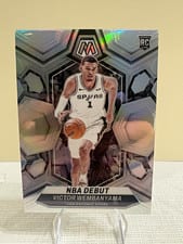 2023 Panini Mosaic Victor Wembanyama Silver #257 card