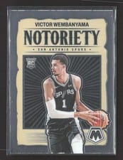 2023 Panini Mosaic Notoriety Victor Wembanyama #5 card