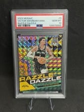 2023 Panini Mosaic Razzle Dazzle Victor Wembanyama #9 card