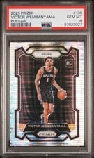 2023 Panini Prizm Victor Wembanyama #136 card