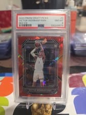 2023 Panini Prizm Draft Picks Victor Wembanyama Red Ice #2 card