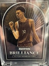 2023 Panini Prizm Draft Picks Brilliance Victor Wembanyama #1 card