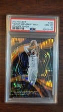 2023 Panini Select Victor Wembanyama Flash Orange Prizm #288 card