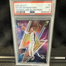 2023 Panini Select Thunder Lane Victor Wembanyama #5 card