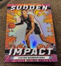 2023 Topps Chrome Victor Wembanyama #1 card