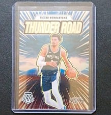 2024-25 Panini Mosaic Thunder Road Victor Wembanyama #8 card