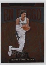 2024-25 Panini Select En Fuego Victor Wembanyama #8 card