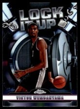 2024-25 Topps Chrome Lock It Up Victor Wembanyama #LIU-9 card