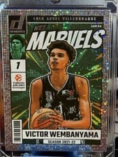 2024 Panini Donruss Net Marvels Victor Wembanyama #21 card