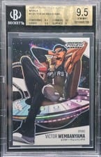 Victor Wembanyama 2025 Panini Prizm Black Manga #3