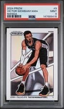 Victor Wembanyama 2025 Panini Prizm Manga #9 card