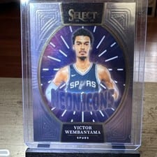 2024 Panini Select Neon Icon Victor Wembanyama #23 card