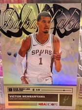 2025-26 NBA Hoops Boom Shaka Laka Victor Wembanyama #BO-8 card
