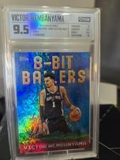 2025 Topps 8-Bit Ballers Victor Wembanyama Holo #8B-4 card