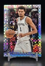 2025 Topps Chrome Victor Wembanyama #221 card