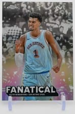 2025 Topps Chrome Fanatical Victor Wembanyama #FAN-1 card
