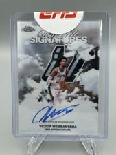 Victor Wembanyama 2025 Topps Chrome Sky Write Signature #SWS-VW