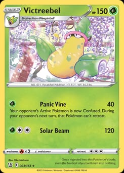 2021 Battle Styles Victreebel #3 card