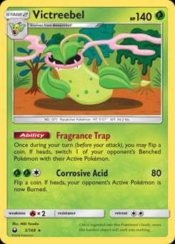 2018 Celestial Storm Victreebel #3 card