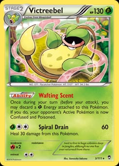 2014 Furious Fists Victreebel #3 card