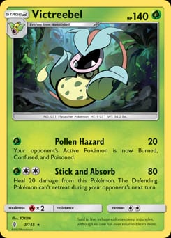 2017 Guardians Rising Victreebel #3 card