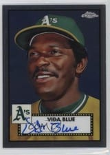 2021 Topps Chrome Platinum Anniversary Autographs Vida Blue #PA-VB card