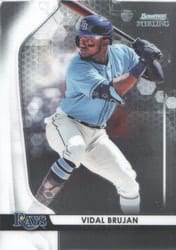 2020 Bowman Sterling Base Set Vidal Brujan #BPR-19 card