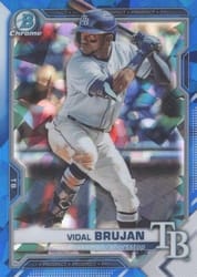 2021 Bowman Sapphire Edition Base Set Vidal Brujan #BCP-19 card