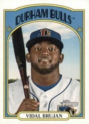 2021 Topps Heritage Minor League Base Set Vidal Brujan #94 card