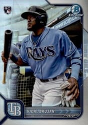 2022 Bowman Chrome Base Set Vidal Brujan #89 card