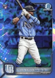 2022 Bowman Chrome Sapphire Edition Base Set Vidal Brujan #89 card