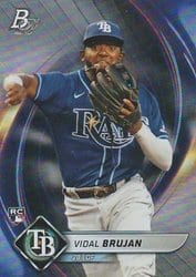 2022 Bowman Platinum Base Set Vidal Brujan #23 card