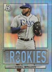 2022 Bowman Platinum Renowned Rookies Vidal Brujan #RR-4 card