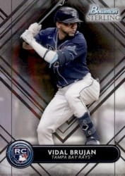 2022 Bowman Sterling Base Set Vidal Brujan #BSR-15 card
