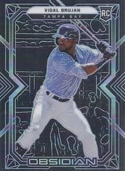 2022 Panini Chronicles Obsidian Vidal Brujan #14 card