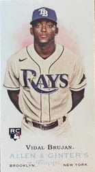 2022 Topps Allen & Ginter Mini Rookie Design Variations Vidal Brujan #RDV-2 card