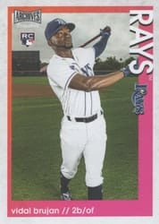 2022 Topps Archives Snapshots Base Set Vidal Brujan #24 card