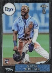 2022 Topps Chrome Ben Baller Edition 1987 Topps Baseball Vidal Brujan #87BC-17 card