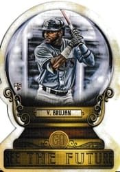 2022 Topps Gypsy Queen Crystal Gazing Vidal Brujan #CG-3 card